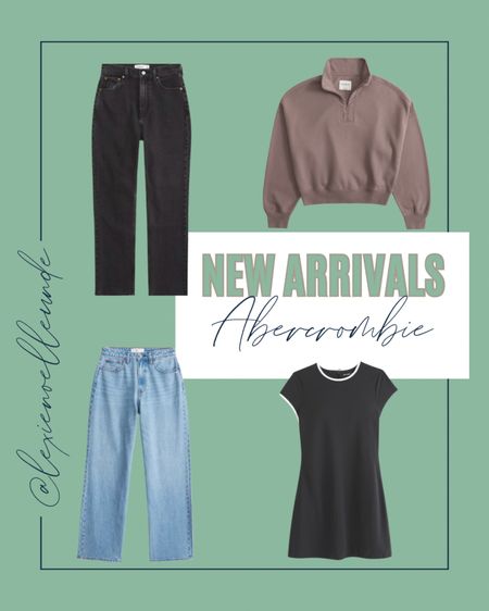 New arrivals at Abercrombie! 

Jeans
Straight leg
Wide leg
Half zip hoodie
Lululemon lookalike
Traveler dress

#LTKstyletip #LTKfindsunder100 #LTKMostLoved