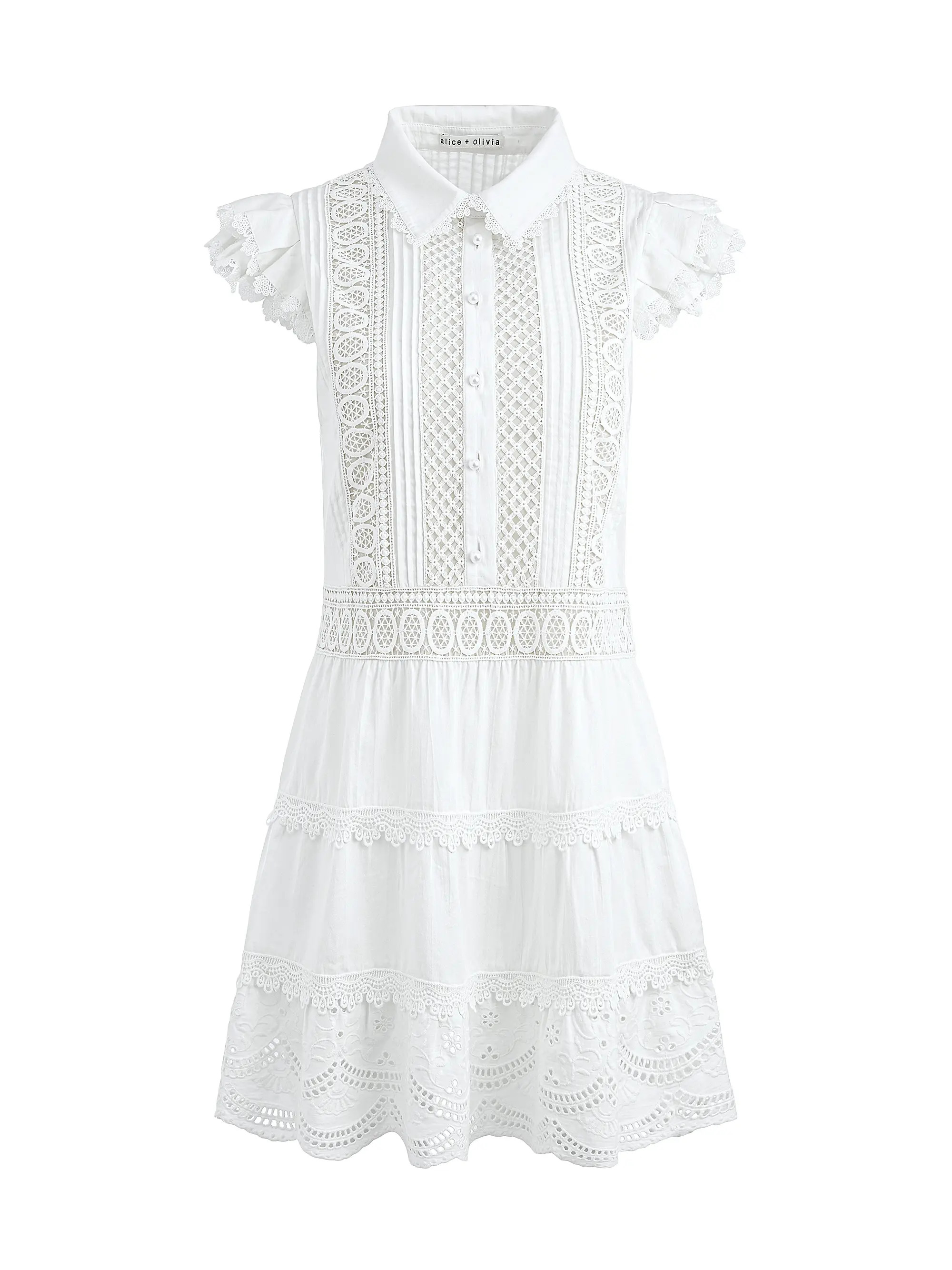 Alice + OliviaMeeko Cotton Mini Shirtdress | Saks Fifth Avenue
