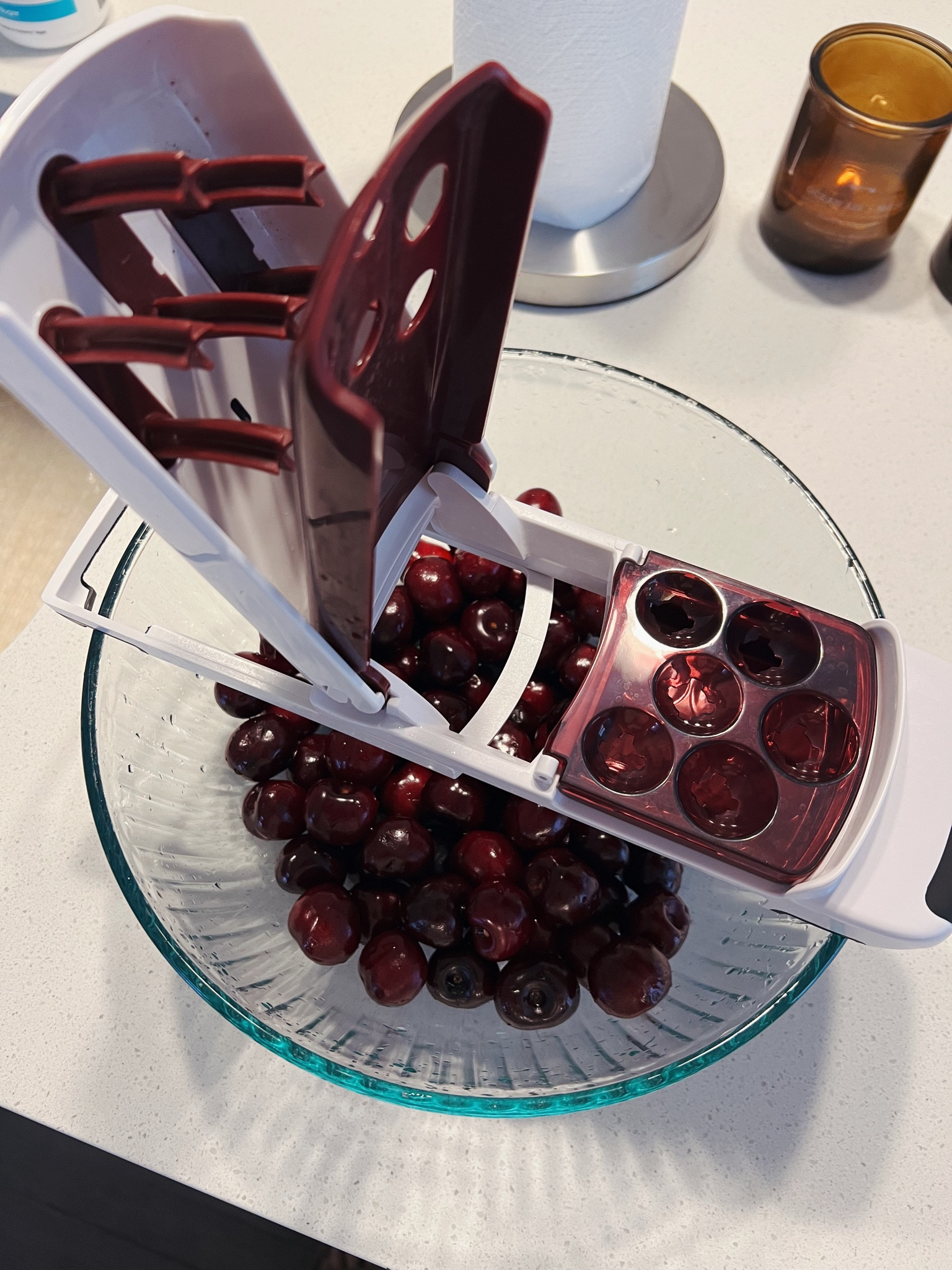I love this new purchase! Can pit several cherries at once🍒✨

#LTKunder100 #LTKunder50 #LTKhome