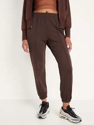 High-Waisted Dynamic Fleece Pintucked Sweatpants for Women | Old Navy (US)