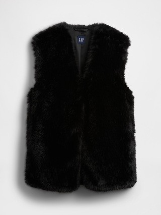 Recycled Faux Fur Vest | Gap (CA)