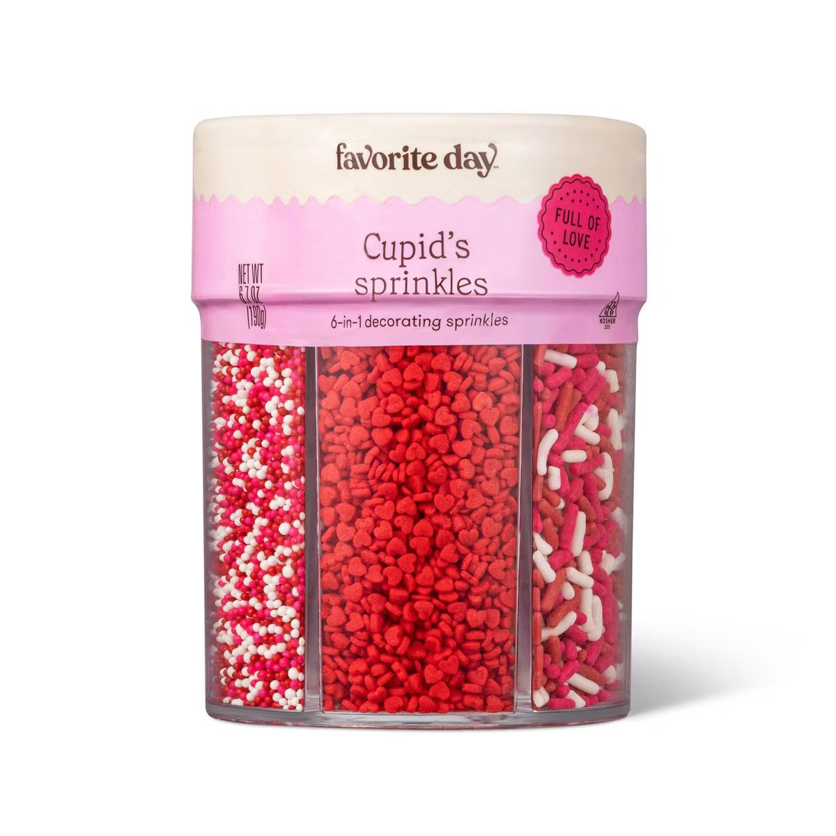 Valentines Six Cell Sprinkles - 6.7oz - Favorite Day™ | Target