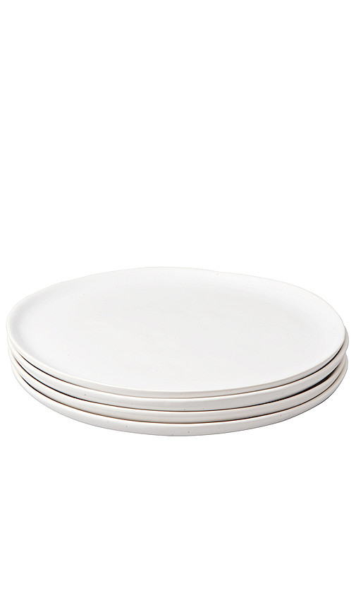 Fable The Salad Plates Set of 4 in White. | Revolve Clothing (Global)