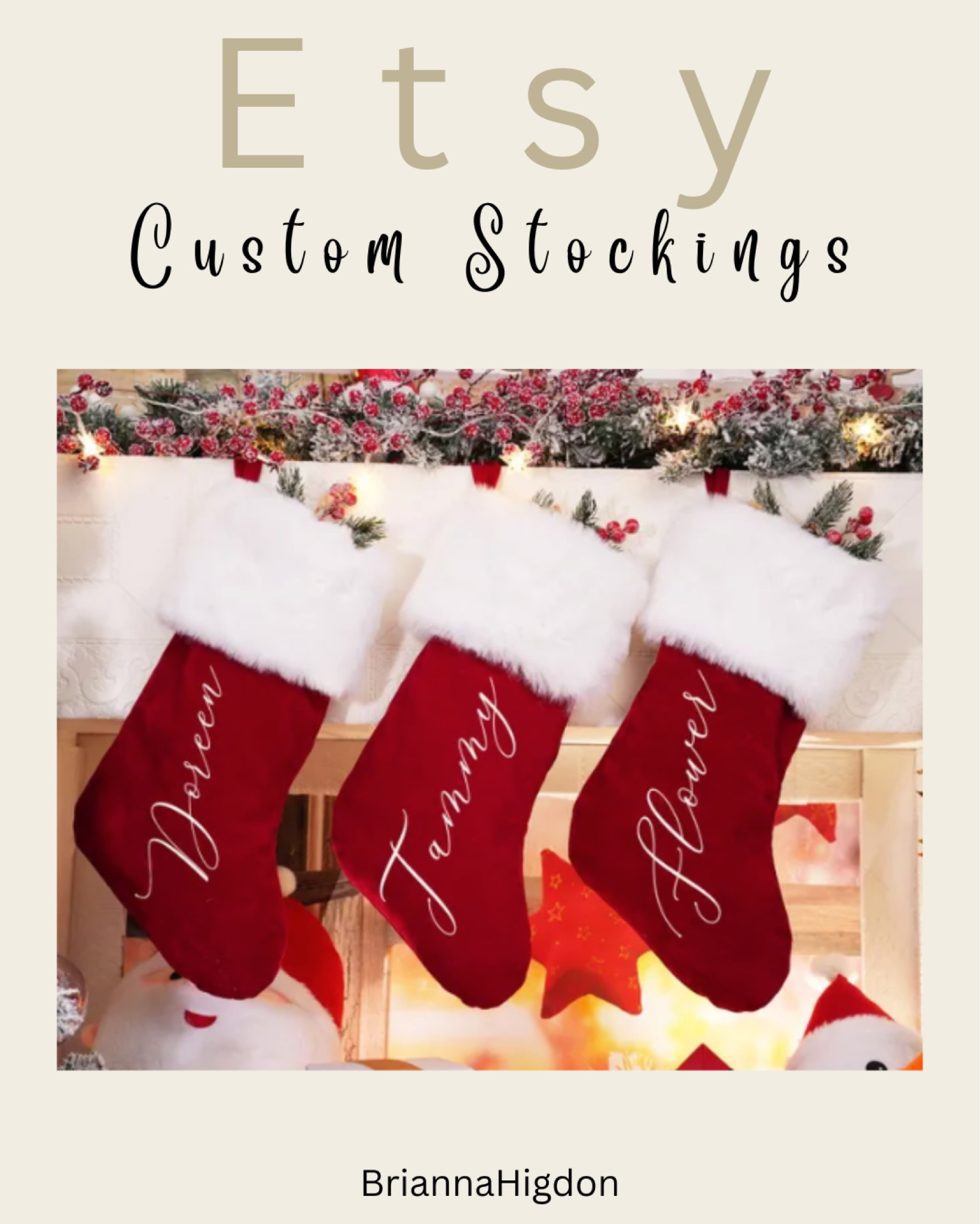 Check out these great custom Christmas stockings on Etsy

Christmas decor, Christmas stocking, Christmas decorations, custom stocking, Christmas stockings with name

#christmas #holiday #christmasdecor #christmasstocking 

#LTKfamily #LTKkids #LTKgiftguide