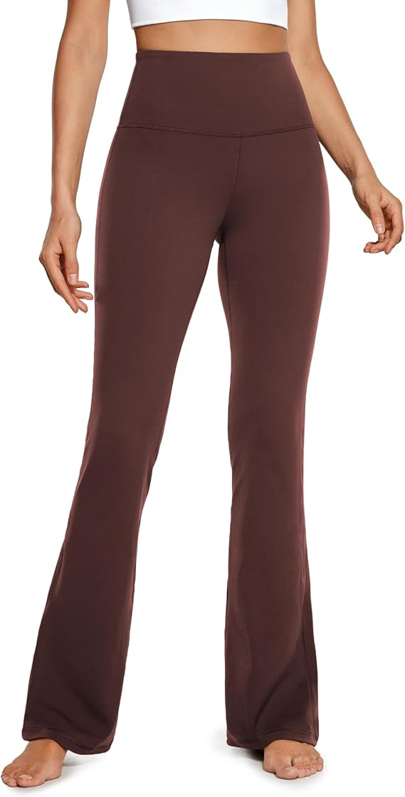 CRZ YOGA Womens Butterluxe High Waist Flare Pants 29" / 30.5" / 32" / 33.5" - Wide Leg Bootcut Yo... | Amazon (US)