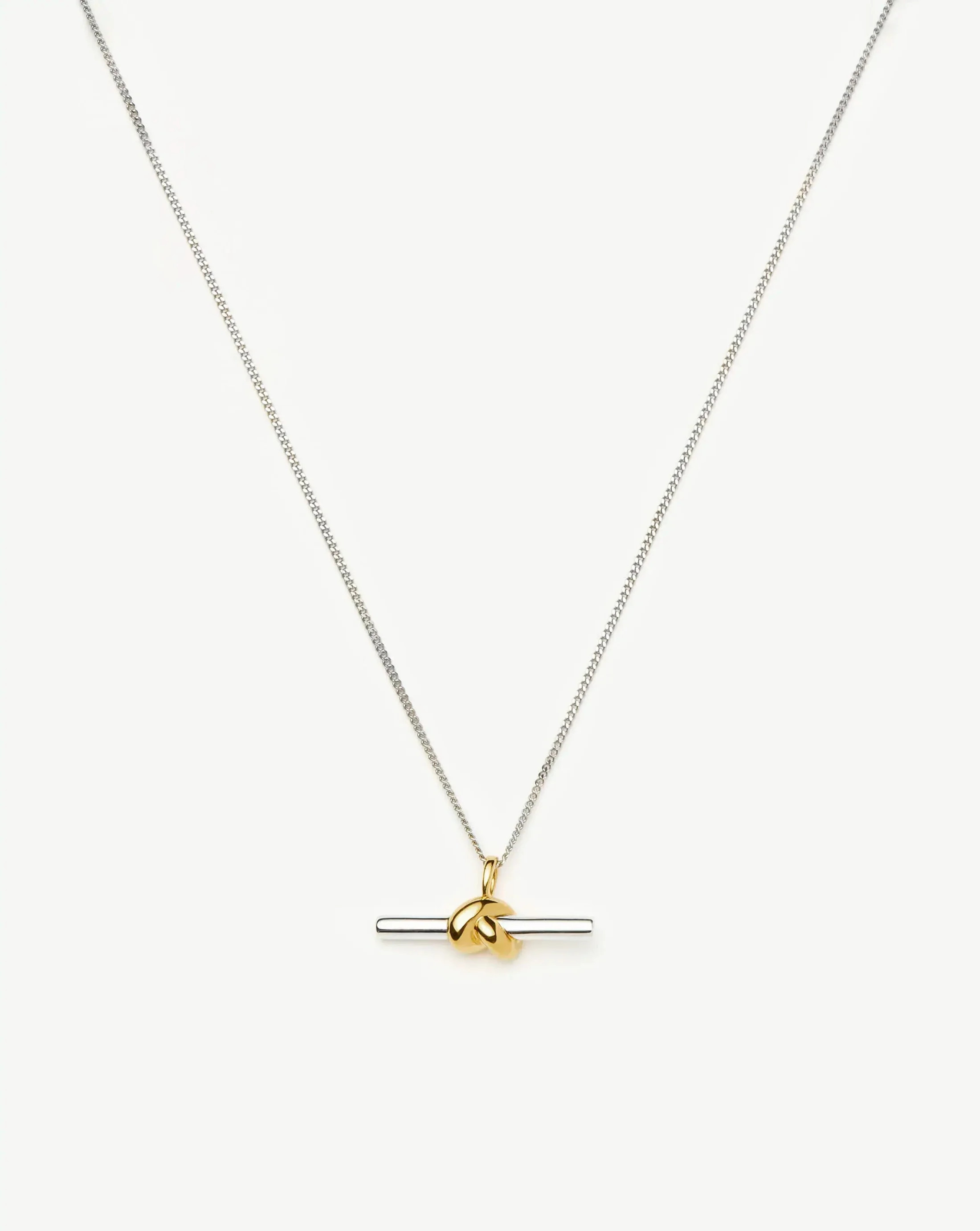 Lucy Williams T-Bar Knot Pendant Necklace | Missoma UK | Missoma UK