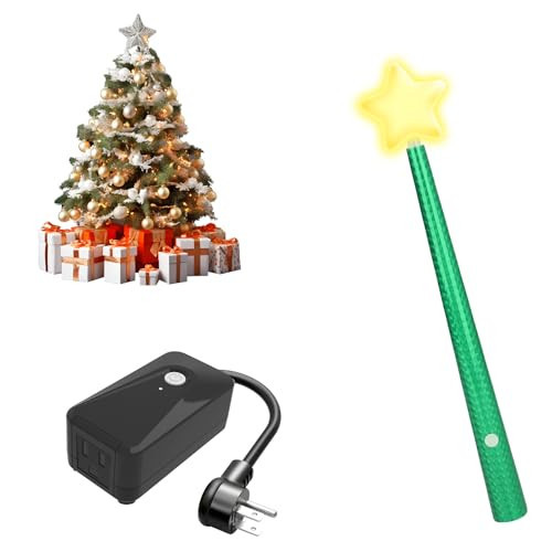 Christmas Tree Remote Control Outlet With Music for Decorative String Lights - Ideal Switch Gift for Halloween, Thanksgiving, and Christmas Party | Amazon (US)
