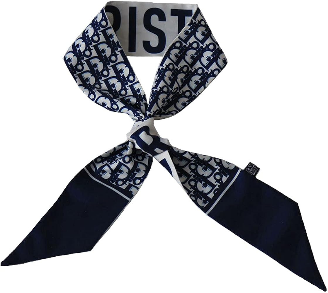 Fashion handle bag long hair tie headband neck polyester twill ribbon decorative scarf | Amazon (US)