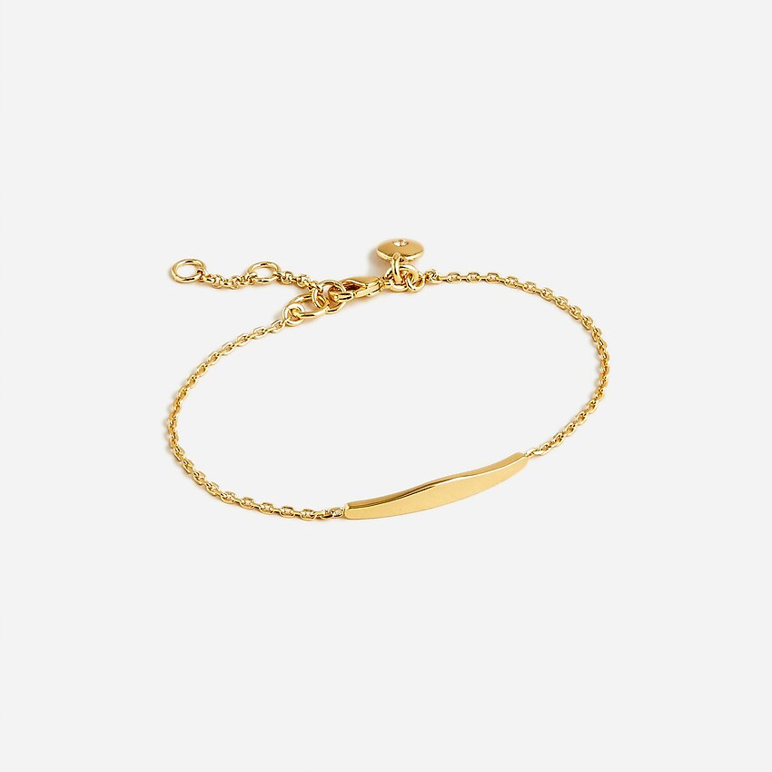 Delicate adjustable bar bracelet | J. Crew US