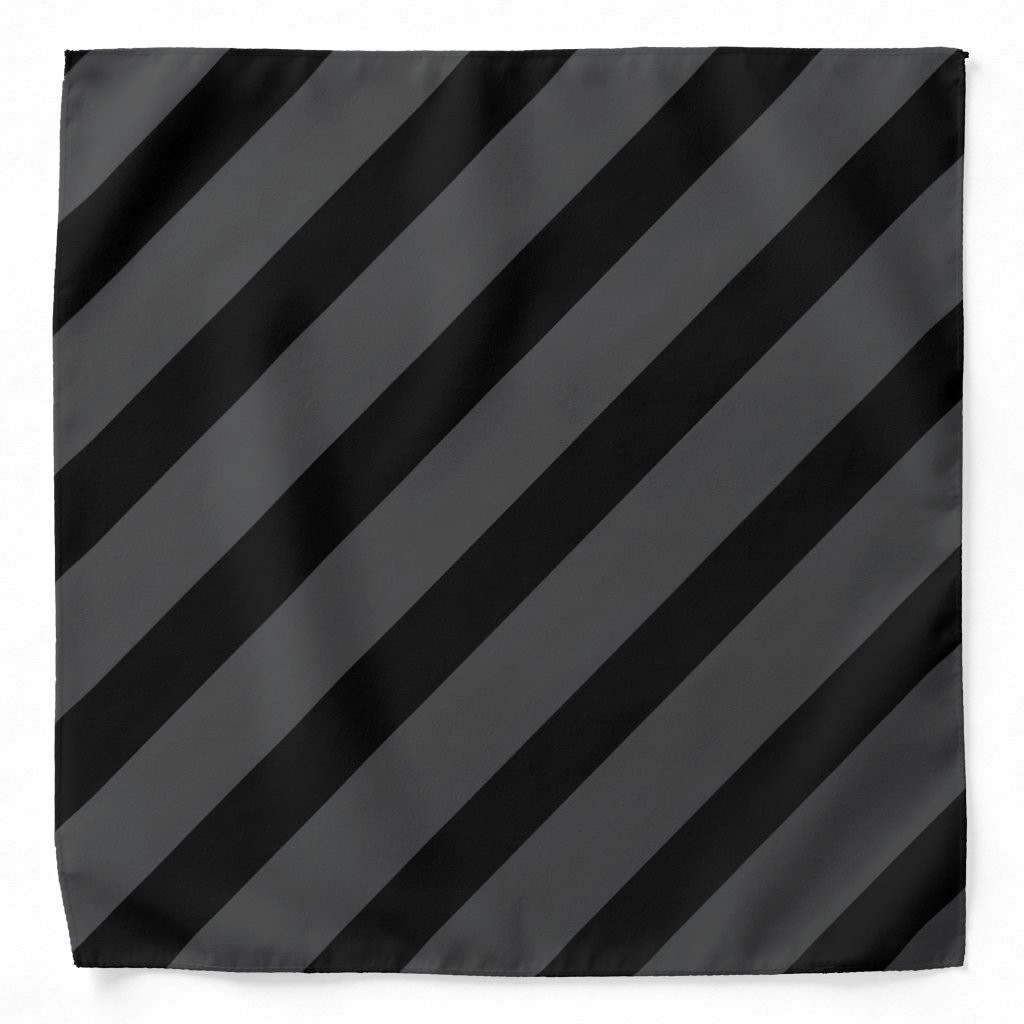 Black Gray Stripe Formal Wedding Pocket Square | Zazzle
