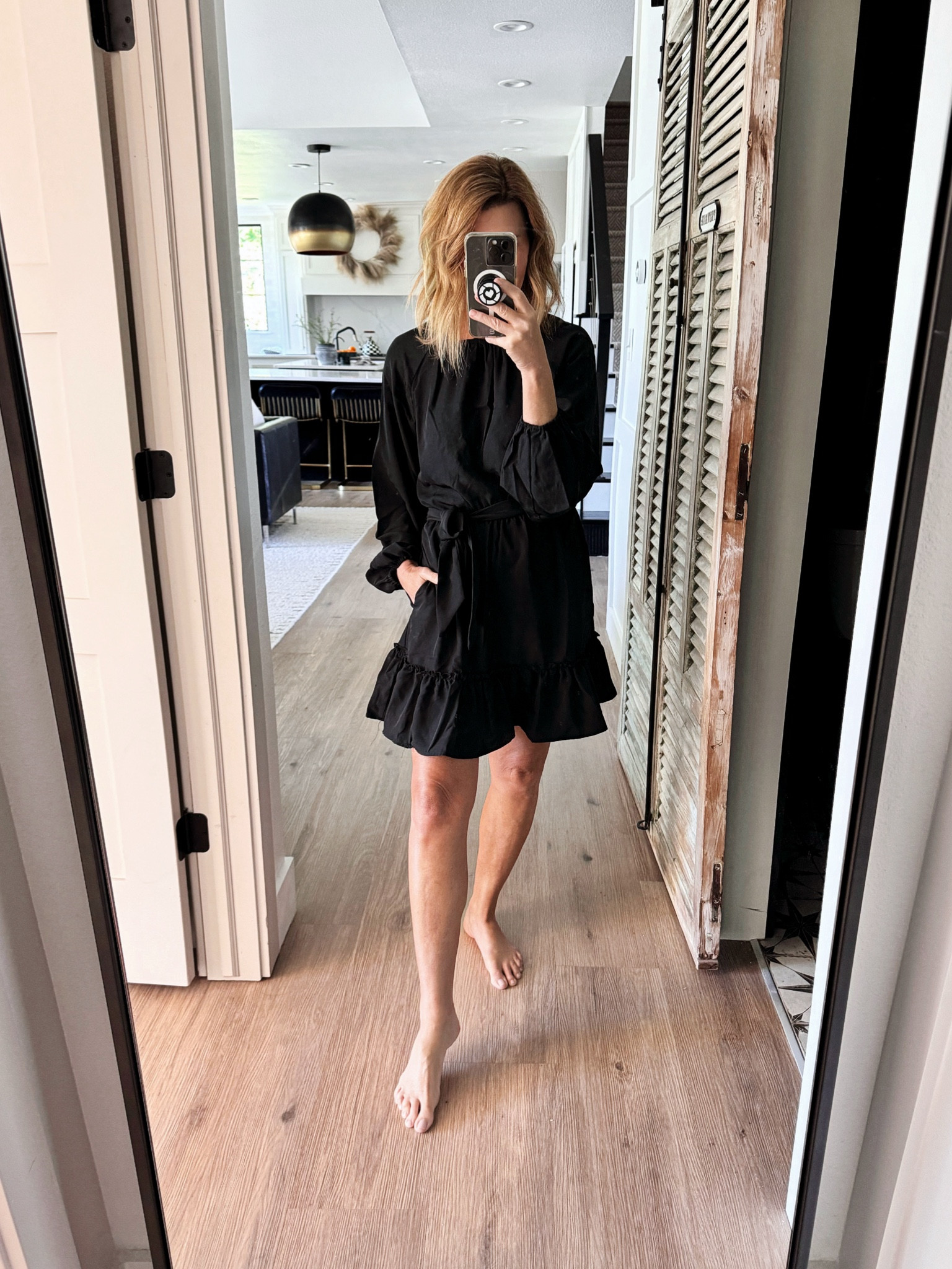 I can’t believe this dress is on clearance for less than $15! It’s so cute! I’m wearing a size small @walmartfashion #walmartpartner #walmartfashion 

#LTKStyleTip #LTKOver40 #LTKFindsUnder50