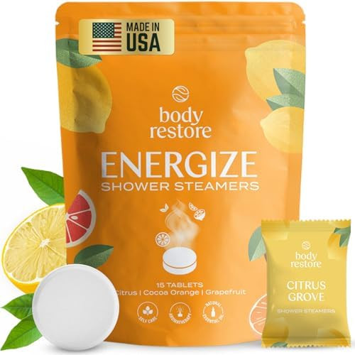 Body Restore Shower Steamers Aromatherapy 15 Pack - Christmas Stocking Stuffers for Men, Birthday... | Amazon (US)