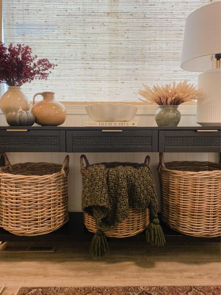 Fall console table. Console styling. Burgundy stems. Faux wheat stems. Fall home decor. Studio McGee. Target. Fall amazon finds. 

#LTKhome #LTKstyletip #LTKSeasonal
