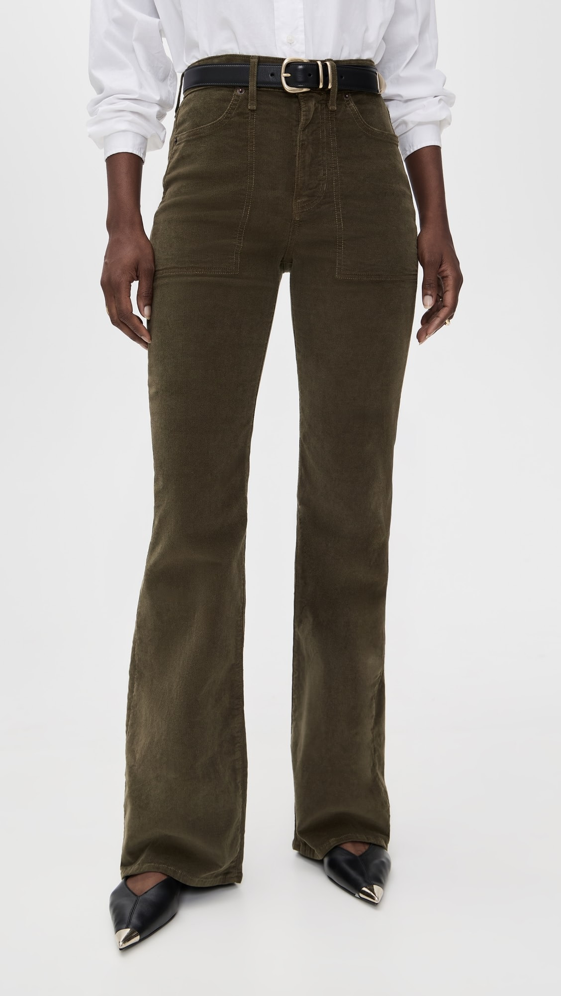 Crosbie Corduroy High Rise Wide Leg Jeans | Shopbop