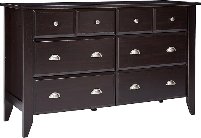 Sauder Shoal Creek Dresser, Jamocha Wood finish | Amazon (US)