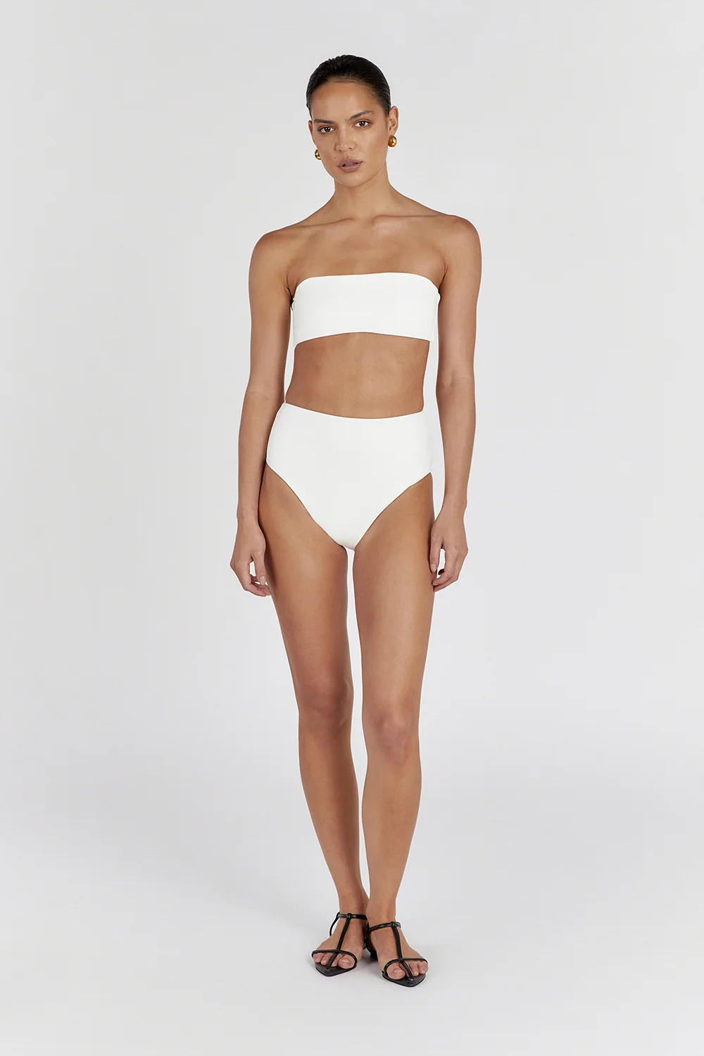 CALLIE OFF WHITE HIGH WAISTED BRIEF | DISSH