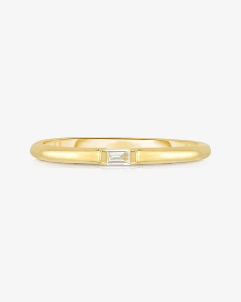 Single Baguette Diamond Ring | Ring Concierge