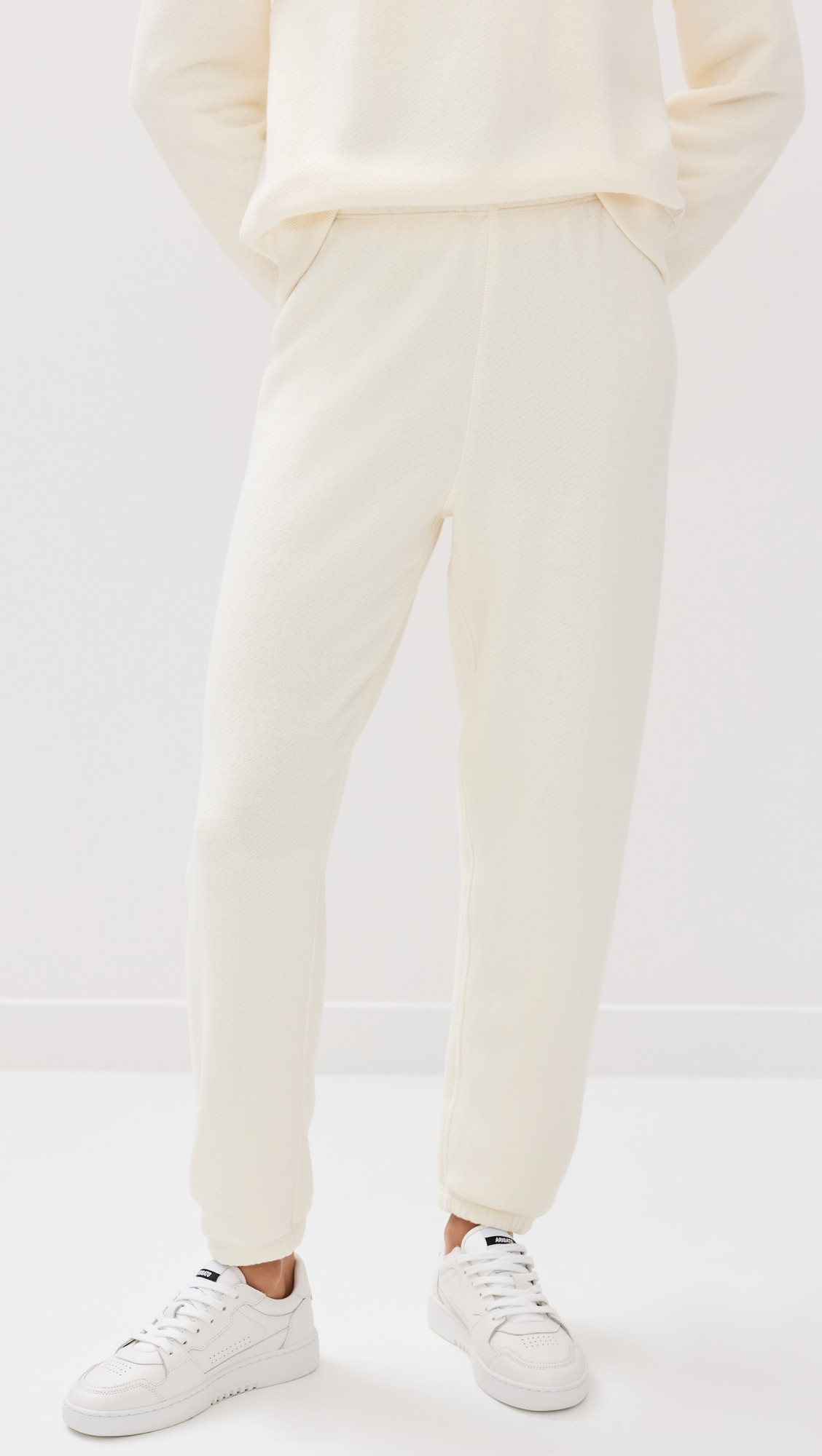 Jenni Kayne Saturday Sweatpants Cream L | Shopbop