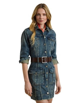 Ralph Lauren Denim Trucker Dress  | Bloomingdale's Women | Bloomingdale's (US)