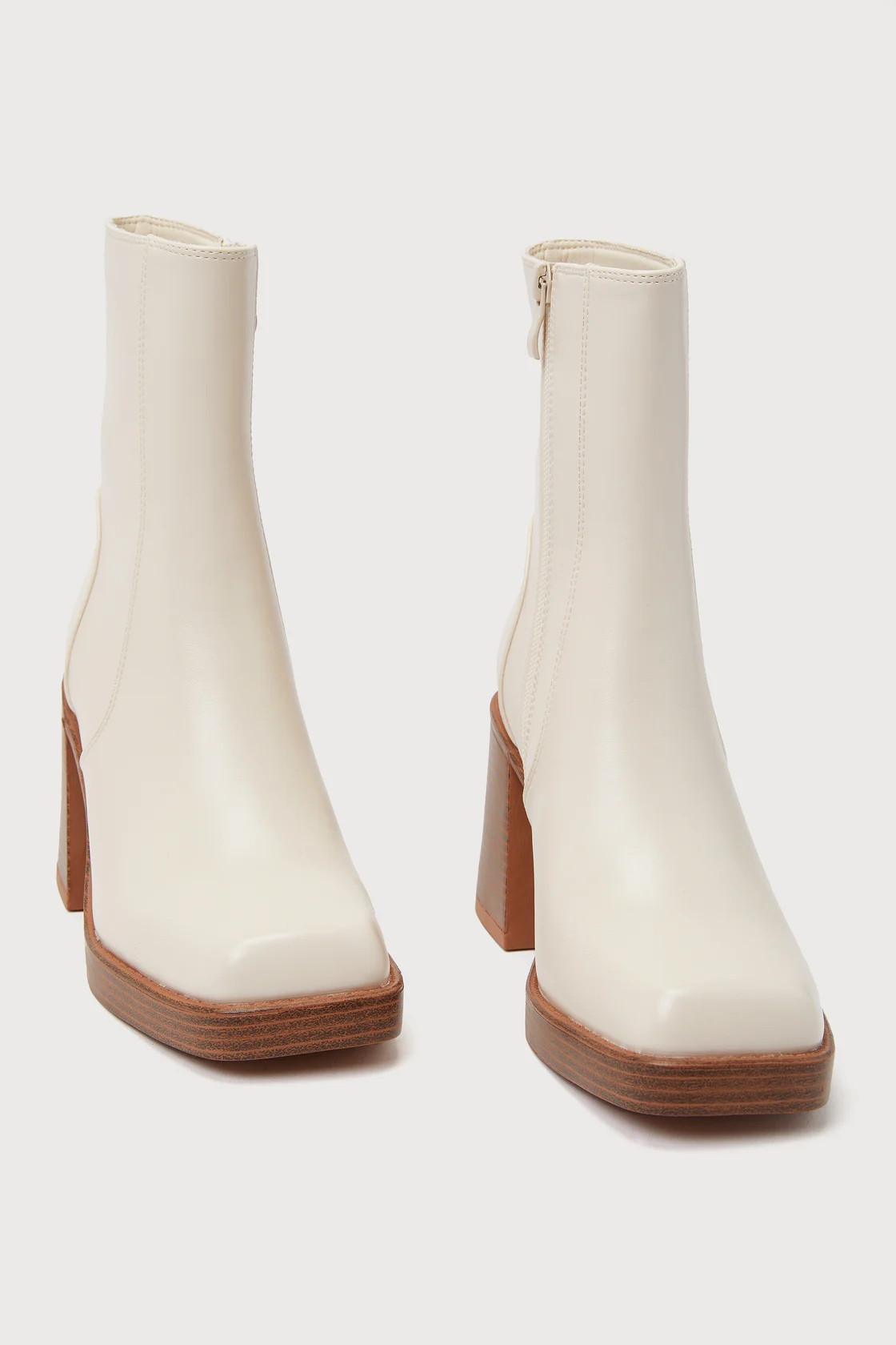 Lenny Bone Square Toe Mid-Calf Boots | Lulus