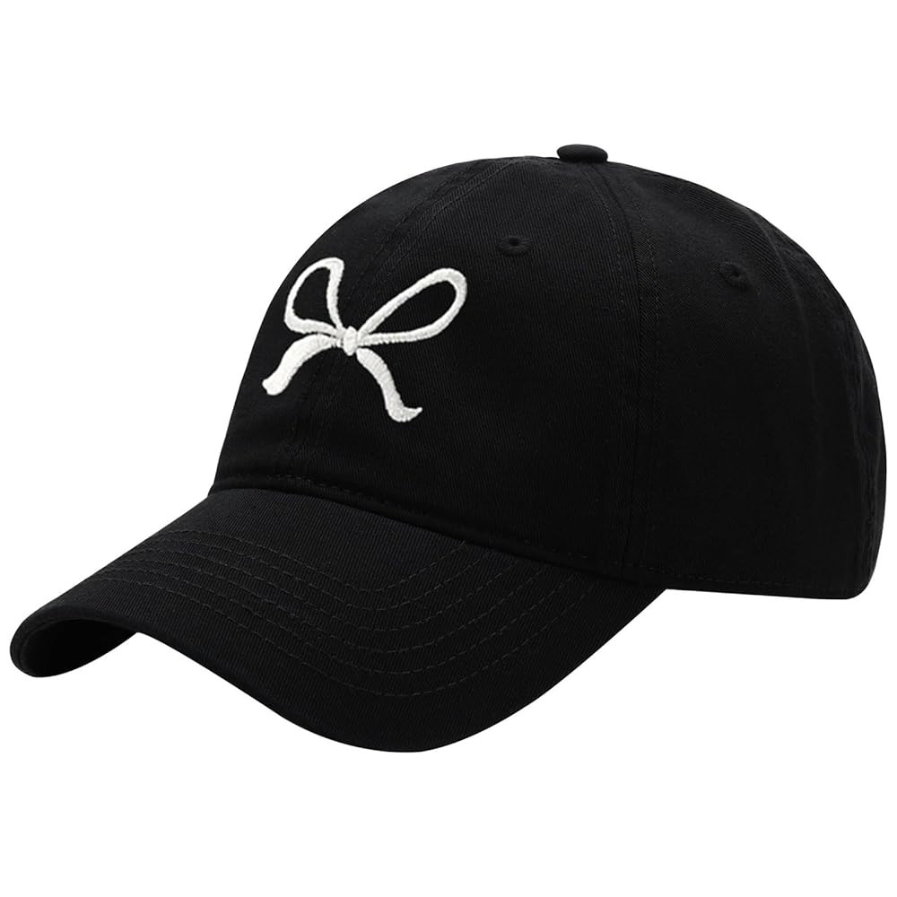 Trendy Bow-Tie Baseball Cap for Women and Men Trucker Hats Y2k Adjustable Fashion Sun Hat with Vi... | Amazon (US)