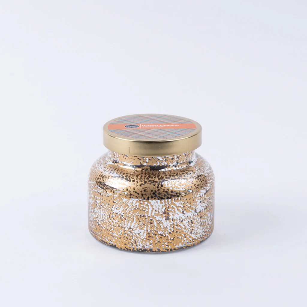 Harvest Pumpkin Holiday Mercury Jar Candle | Bridgewater Candle Company