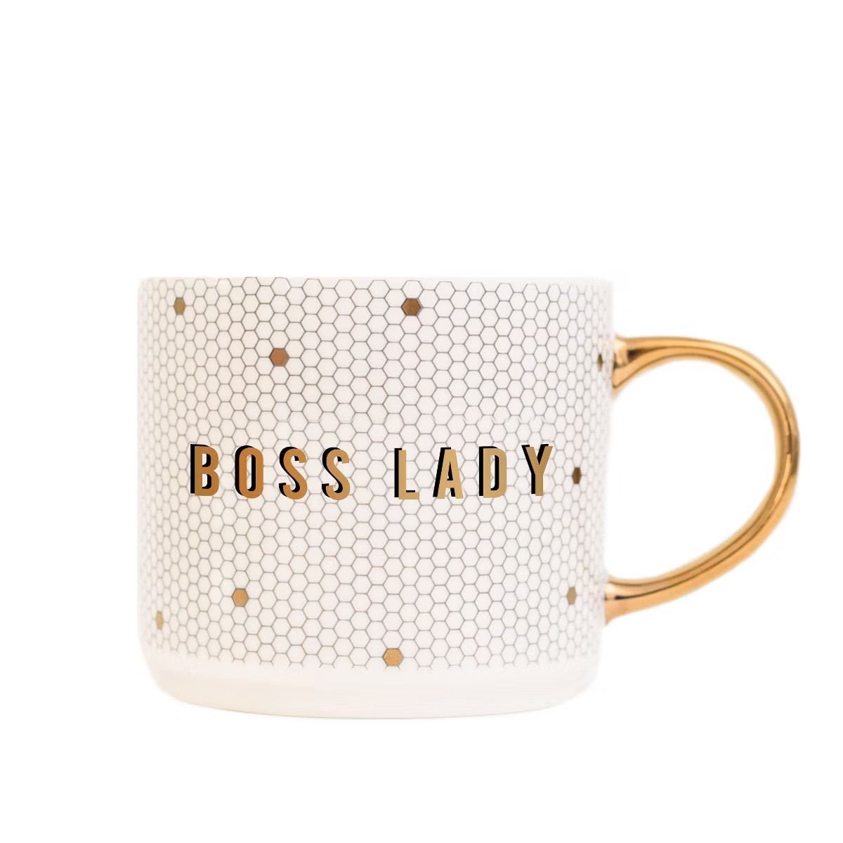 Sweet Water Decor Boss Lady Honeycomb Tile Coffee Mug - 17oz | Target