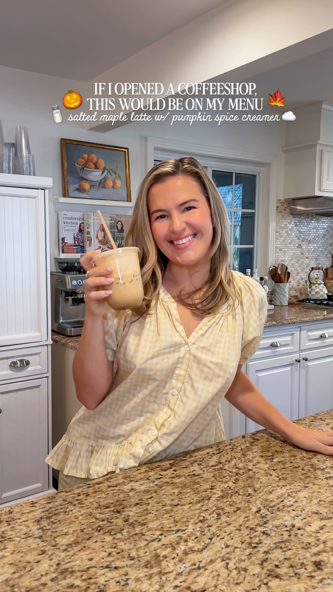 IF I OPENED UP A COFFEE SHOP...this would be on my menu: salted maple latte w/ pumpkin spice cold foam🎃🍁🧂☁️☕️

——— ⬇️⬇️⬇️comment MAPLE and I’ll message you the full recipe to this latte + my fave to-go coffee cups!!

do you want to see my other coffee recipes??

#athomelatte #icedlatte #saltedmaple #latte #icedcoffeerecipe #coffeetime #pumpkinspice

#LTKHome #LTKFindsUnder50 #LTKSeasonal