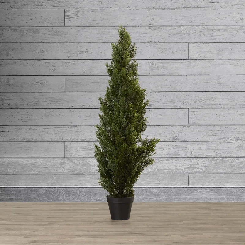 Artificial Cedar Tree in Pot | Wayfair Professional