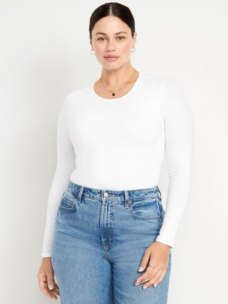Long-Sleeve Crew-Neck Bodysuit | Old Navy (US)