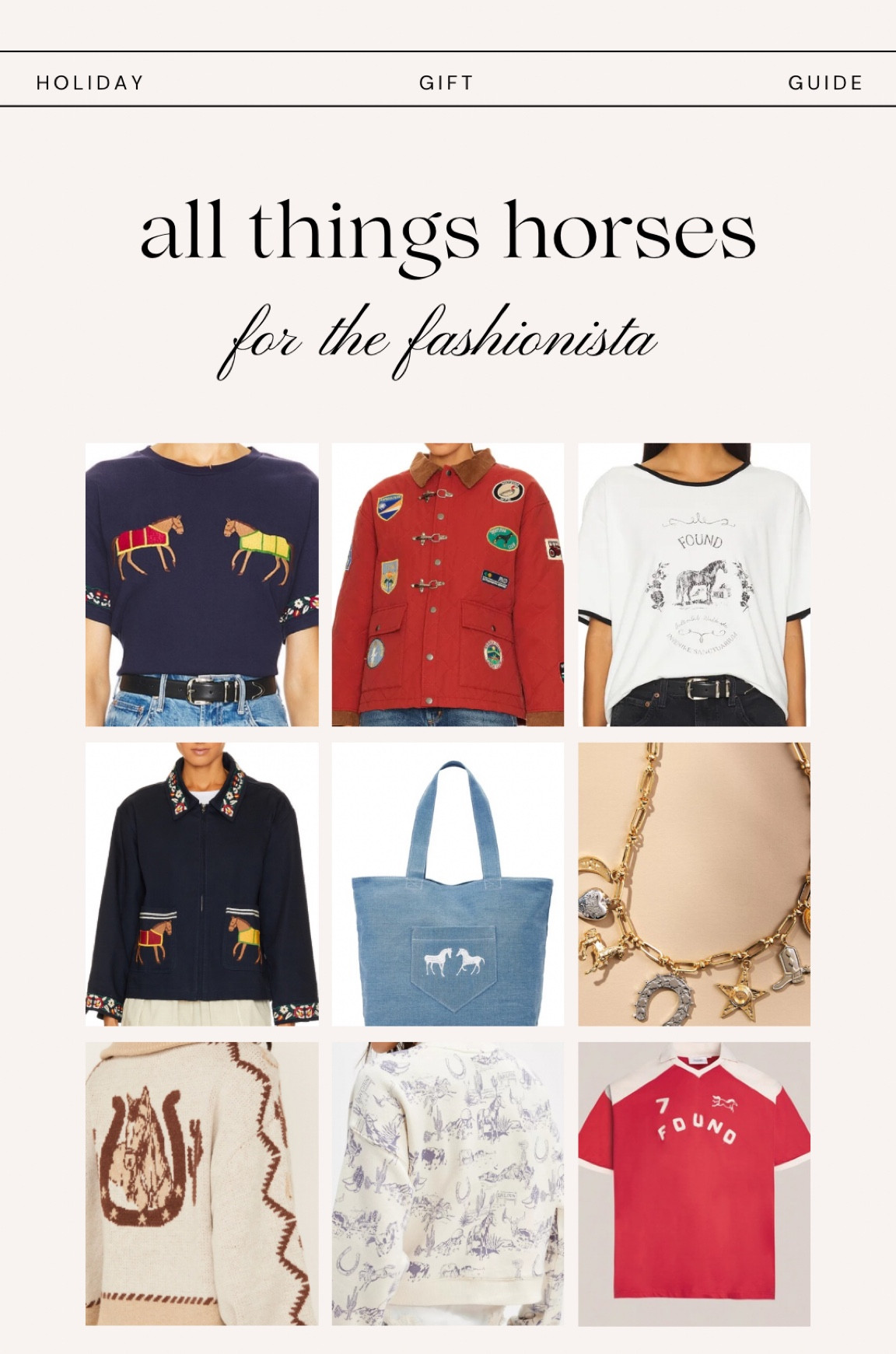 All things horses! 

#LTKHoliday #LTKGiftGuide #LTKSaleAlert