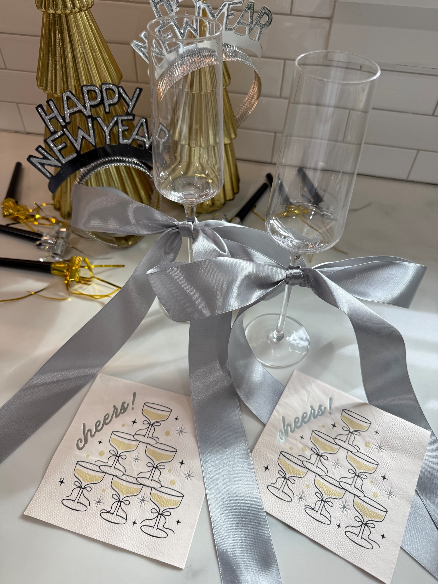 NYE party must haves! How cute are these cocktail napkins?! 

#LTKHome #LTKHoliday #LTKGiftGuide