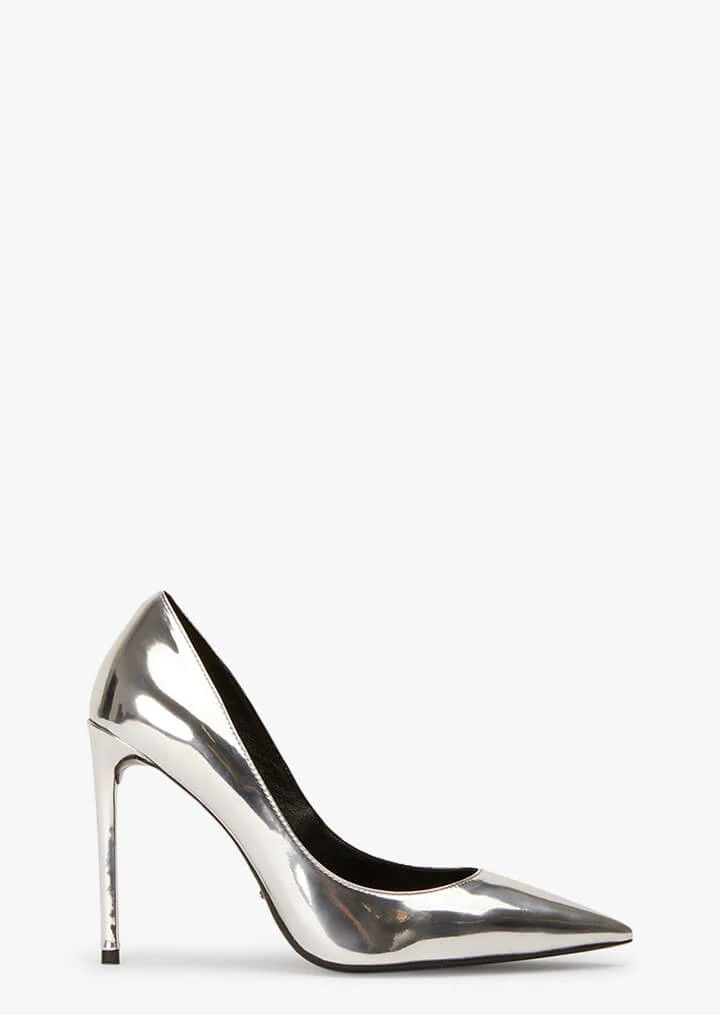 Anja Silver Shine Heels | Heels | Tony Bianco | Tony Bianco (Australia & New Zealand)