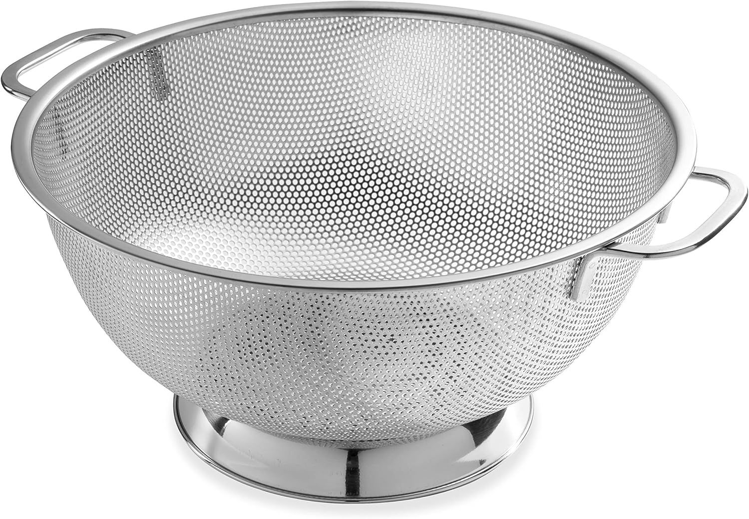 Bellemain 5 Qt Metal Colander with Handle | Pasta, Spaghetti, Berry, Fruit, Vegetable, Kitchen Fo... | Amazon (US)
