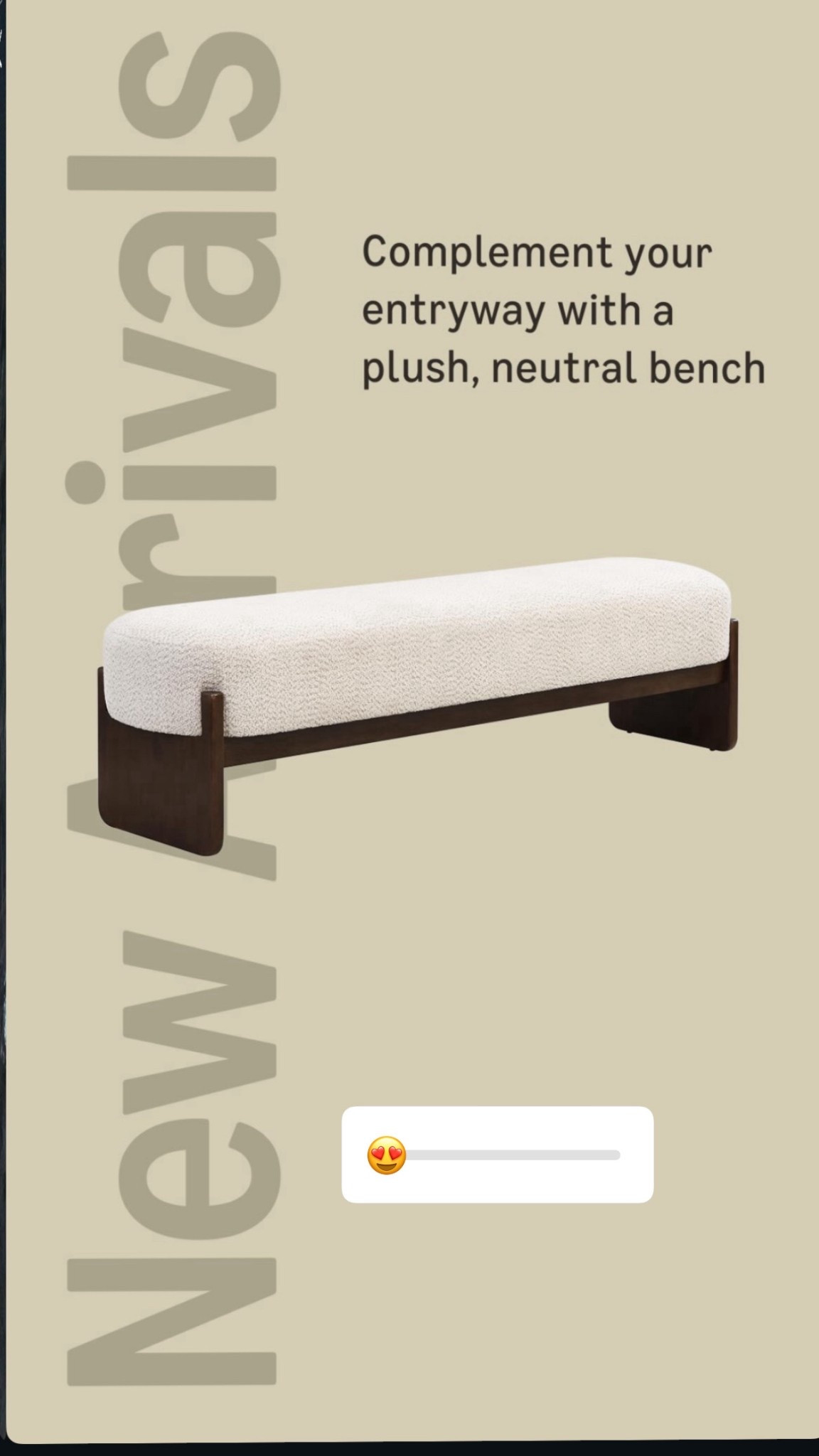 How stunning is this bench 😍