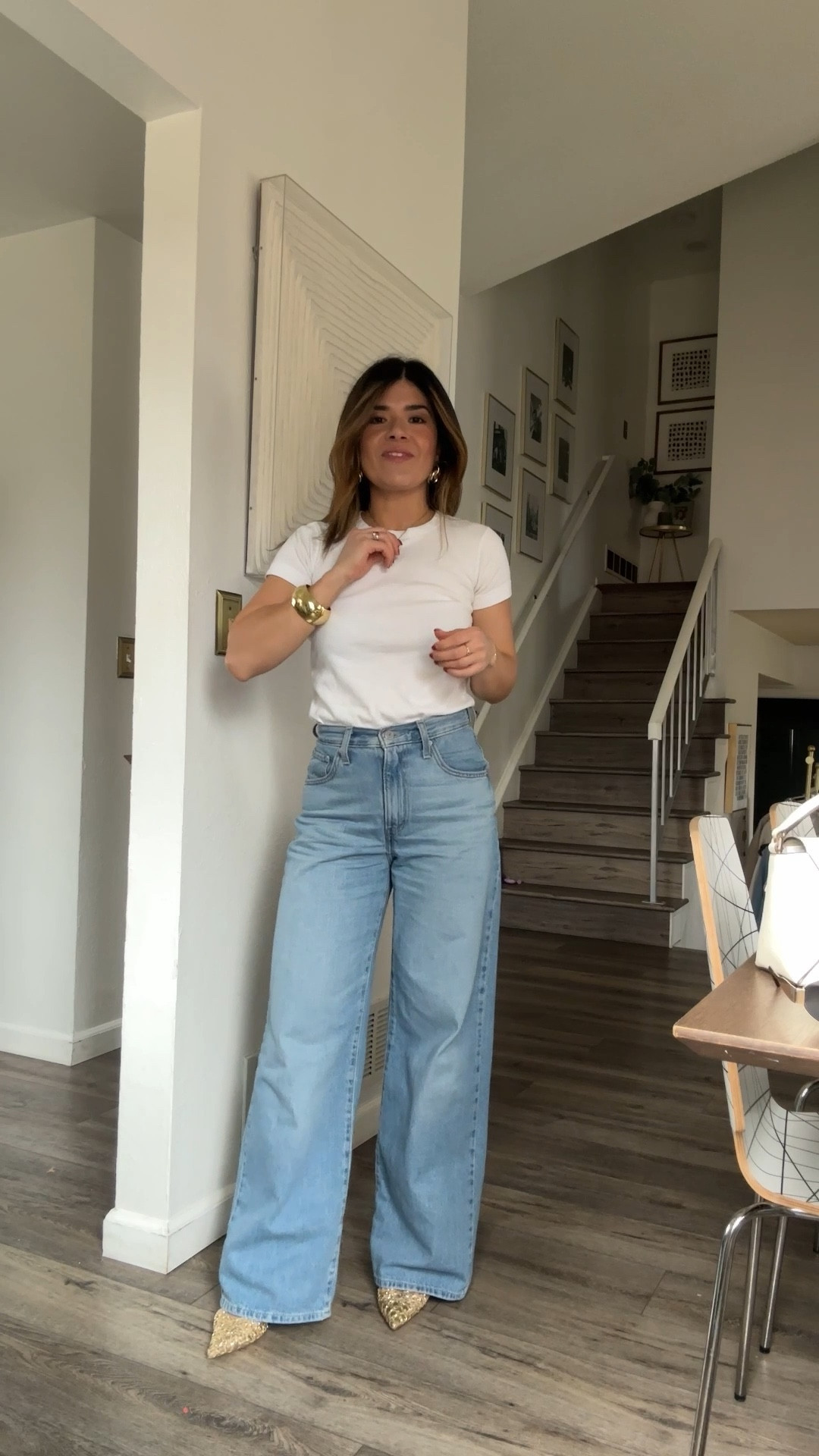 Today’s look was a whole vibe!! Love these jeans so much. They are so flattering and chic! 
Tee size xs
Jeans size 25
French coat size xs

#LTKWatchNow #LTKSeasonal #LTKFindsUnder100