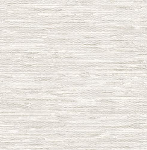 NuWallpaper NU2875 Grassweave Cream Peel and Stick Wallpaper | Amazon (US)