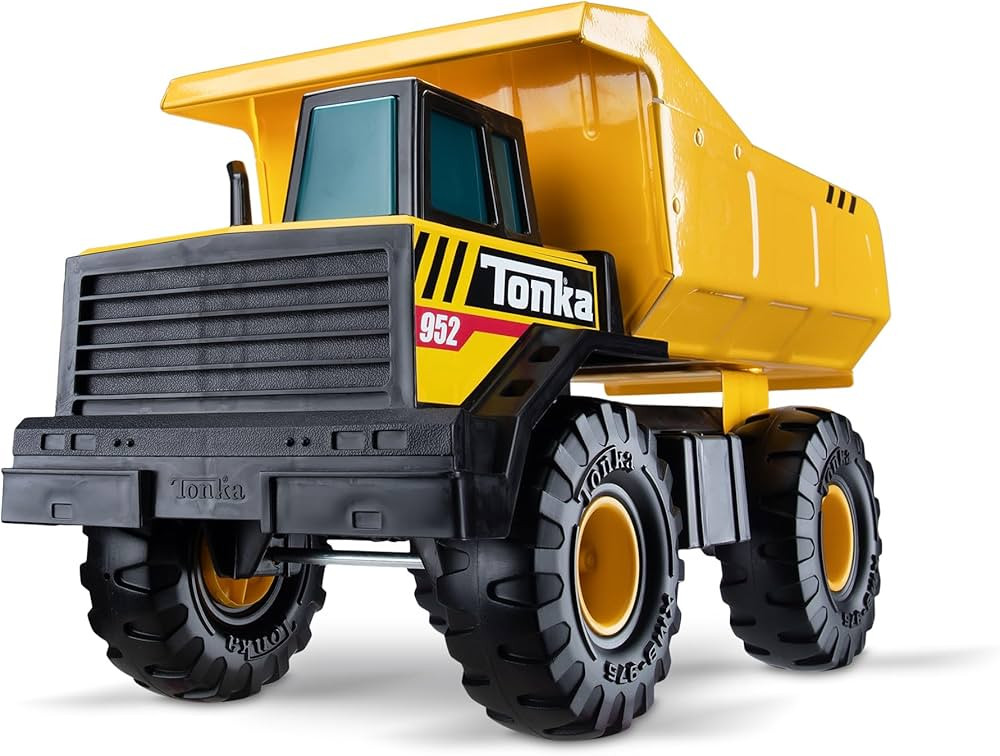Tonka Steel Classics Mighty Dump Truck - Made with Steel & Sturdy Plastic, Yellow Toy Constructio... | Amazon (US)