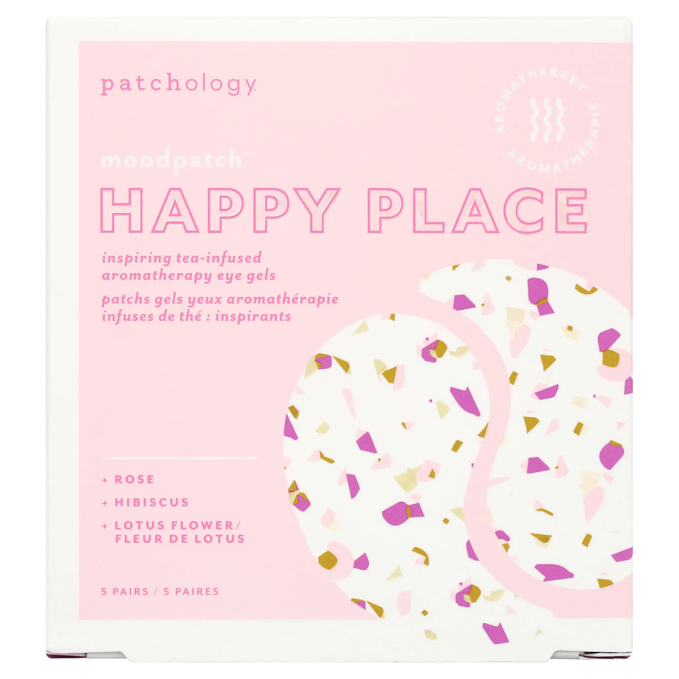 Patchology Moodpatch Happy Place Puffiness and Wrinkles Reducer Under Eye Masks Gel Skin Care, 5 ... | Walmart (US)