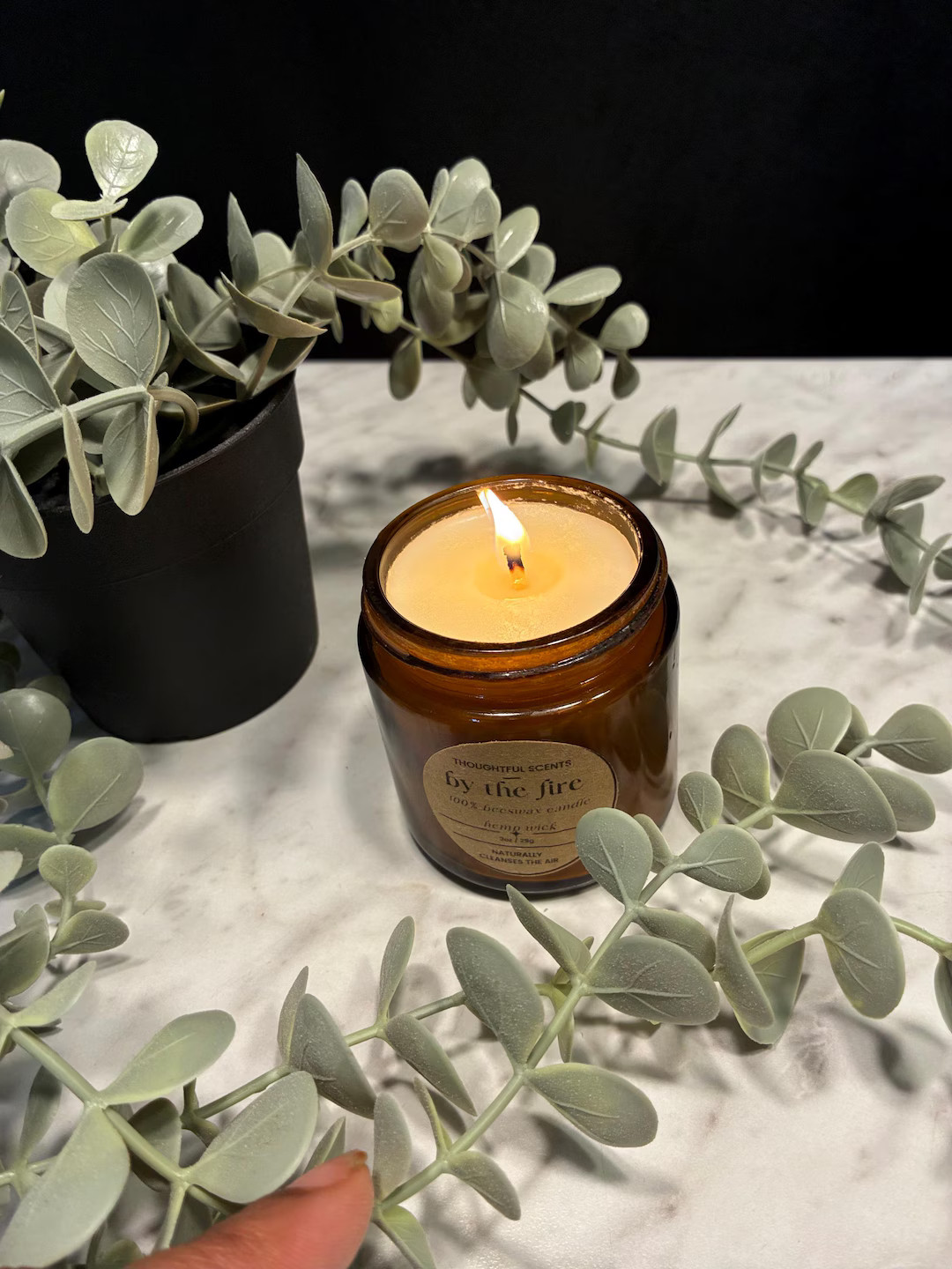 Thoughtful Scents- Beeswax Candles W/ 100% Pure Essential Oils - Etsy | Etsy (US)