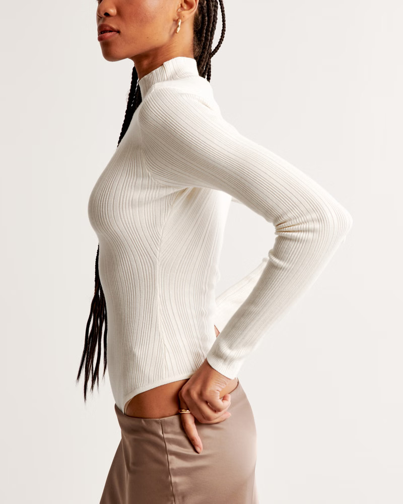 Turtleneck Sweater Bodysuit | Abercrombie & Fitch (US)