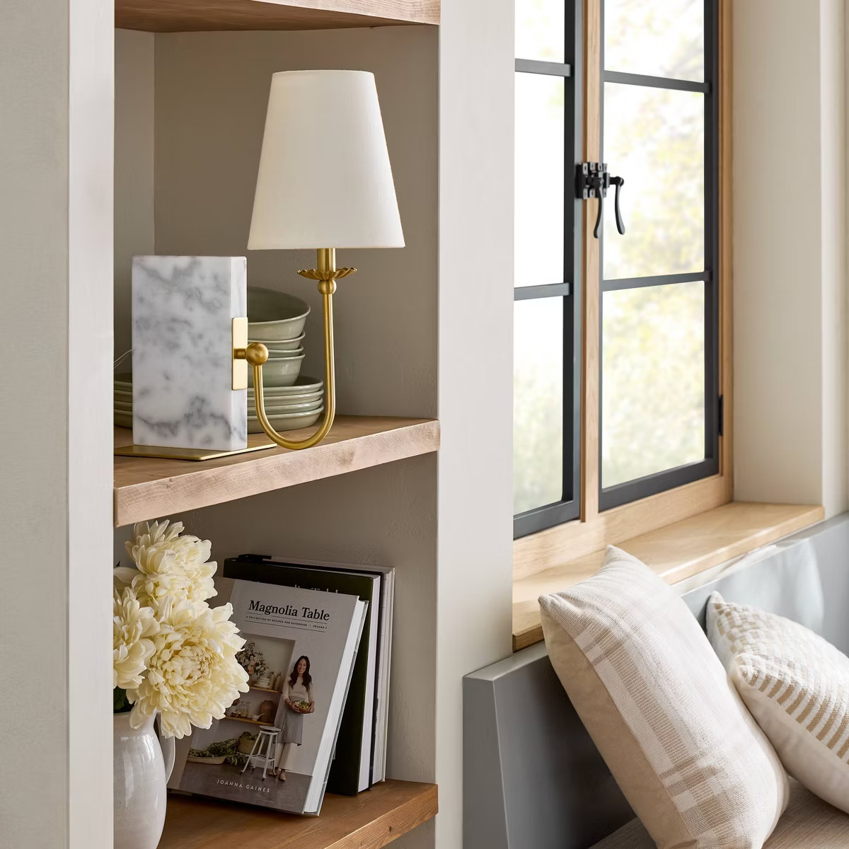 Marble Book Shelf Lamp - Hearth & Hand™ with Magnolia | Target