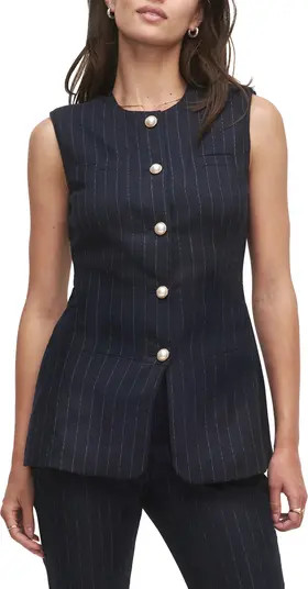 Favorite Daughter The Clocking In Pinstripe Button-Up Blouse | Nordstrom | Nordstrom