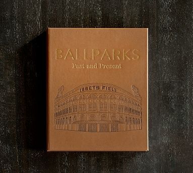 Ballparks Leather-Bound Book | Pottery Barn (US)