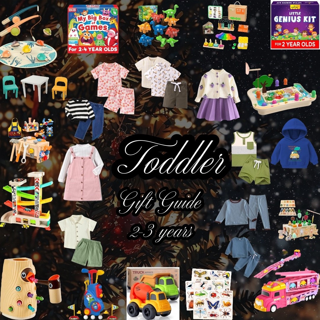 Toddler | Toddler gift guide | toddler 2 - 3 years old gift guide | toddler Christmas gifts | toddler Christmas gift guide | toddler essentials | gifts for toddlers | Christmas gifts for toddlers age 2-3 years old 

#LTKHoliday #LTKCyberWeek #LTKGiftGuide