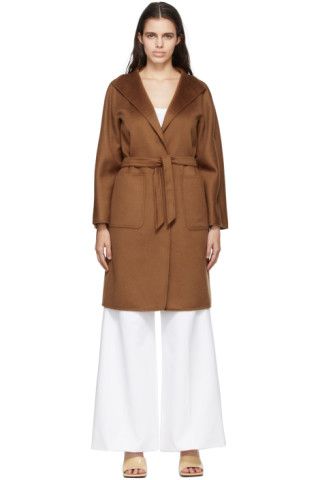 Brown Lilia Coat | SSENSE