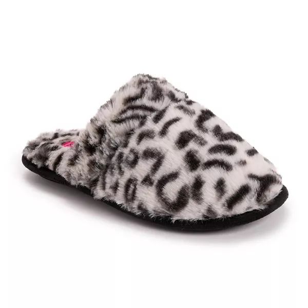Women's Betsey Johnson Faux Fur Scuff Slippers | Kohl's