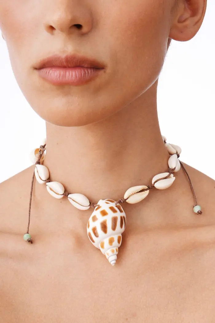 Cowrie Shell Choker With Seashell Pendant | Nordstrom