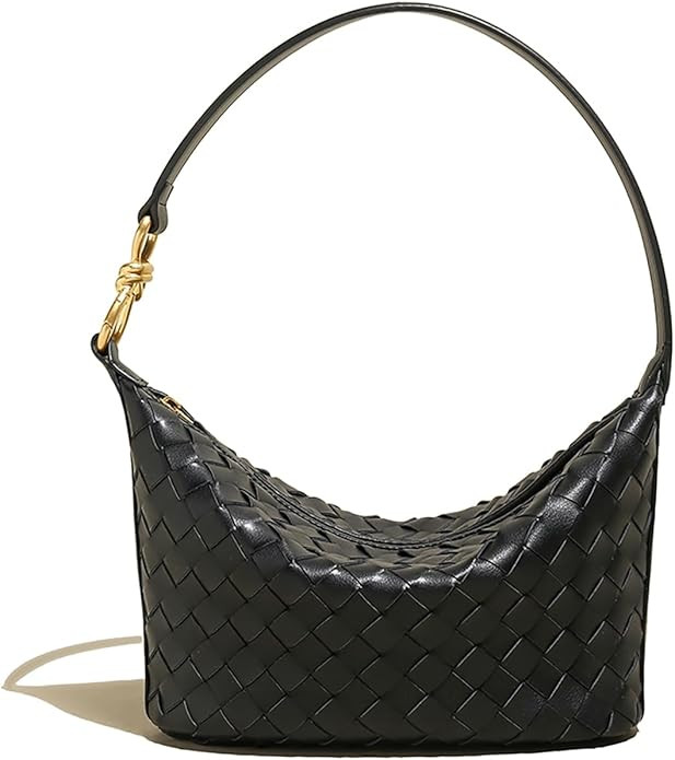 Bisadon Dumpling Bag for Women Clutch Purses Handbags Leather Shoulder Bag Tote with Zipper | Amazon (US)