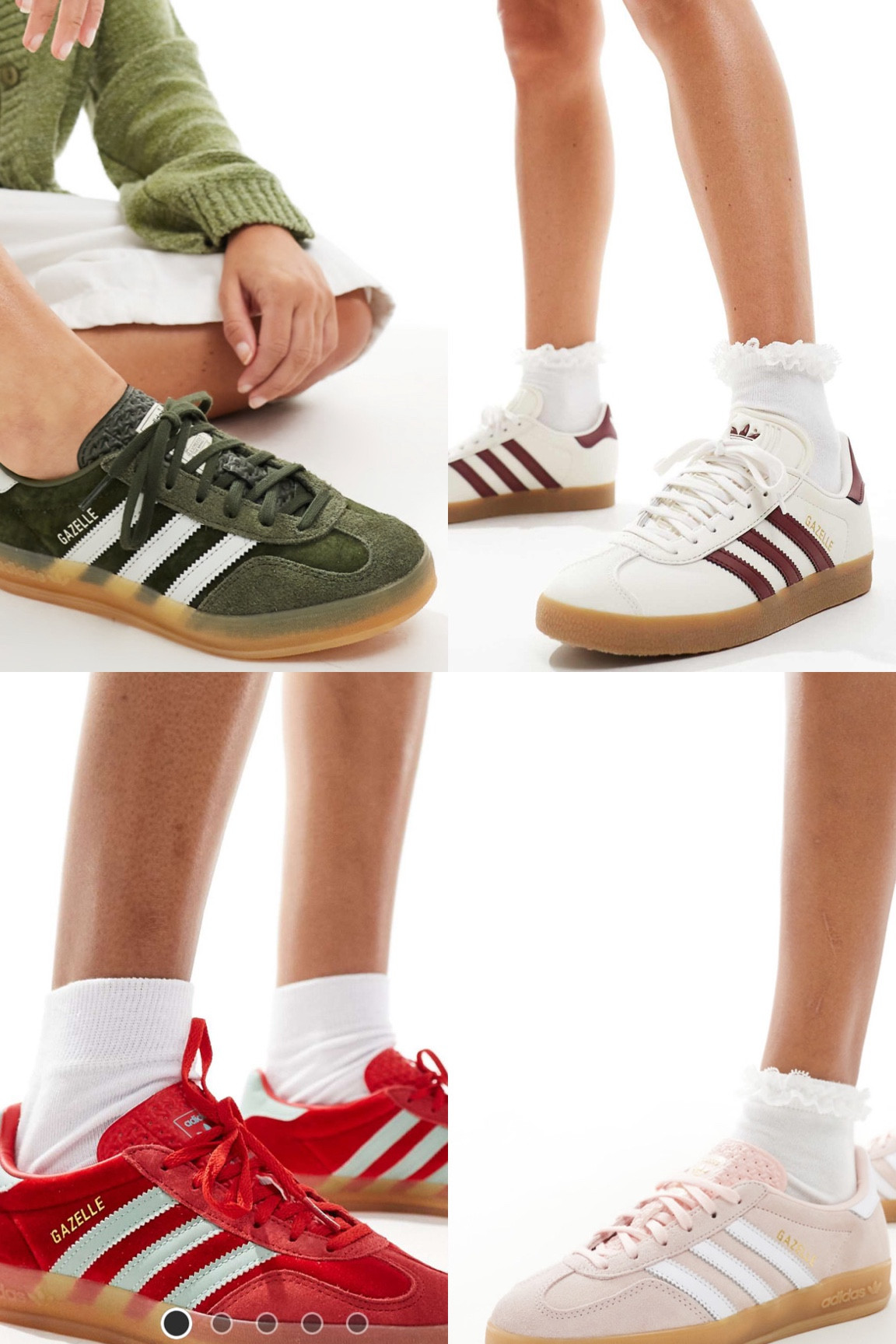 Adidas gazelle trainers khaki, adidas gazelle trainers baby pink , adidas gazelle trainers red, adidas gazelle trainers off white and burgundy! 

30% off TODAY WITH CODE:  ‘JPKRWEEKEND’ use on all of ASOS WEBSITE TOO!!

Girls, I know ALOT of  you’ve been fancying a pair of these you can get
 30% off TODAY by using this code!
Takes them from £95 to £66

#LTKsale #LTKshoes #LTKautumn